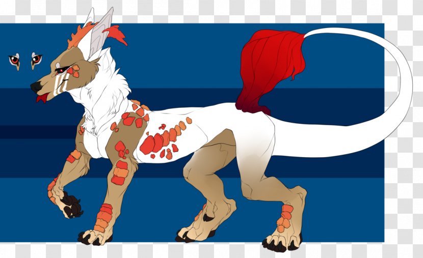 Dog Horse Character - Red Transparent PNG