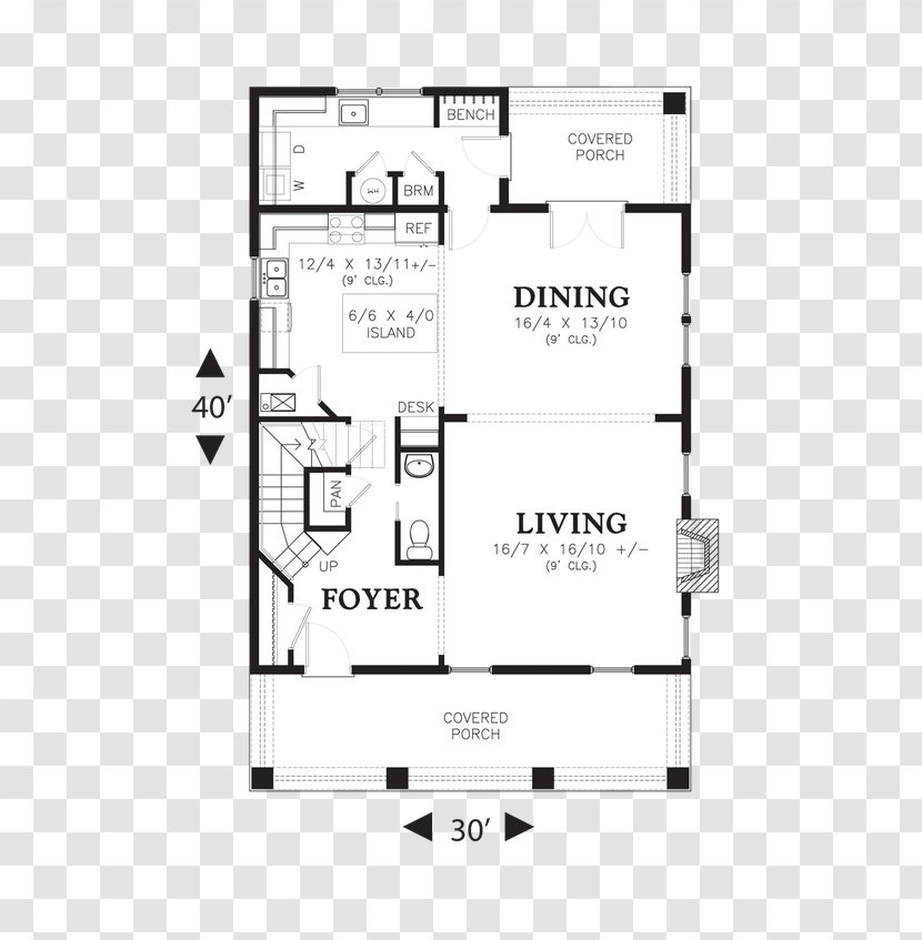 Floor Plan House - Architecture Transparent PNG
