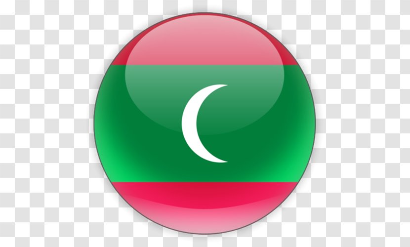 Flag Of The Maldives Map El Salvador - Green - Round Button Transparent PNG