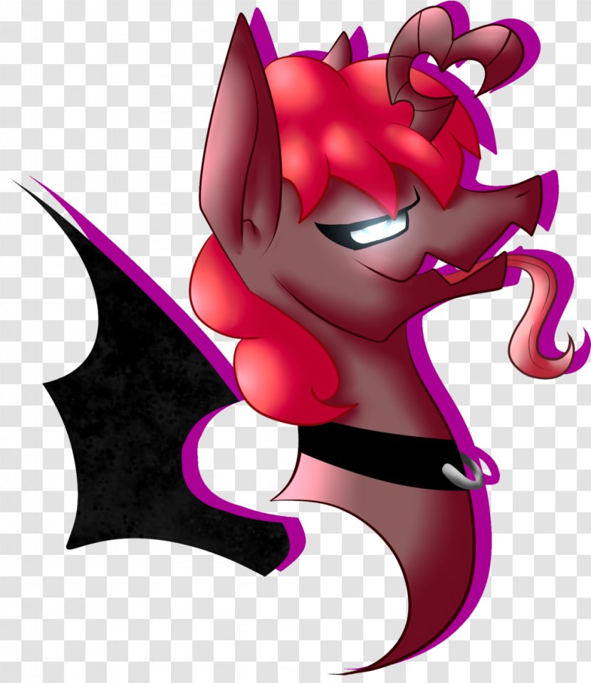 Demon Horse Pink M Clip Art - Fictional Character Transparent PNG