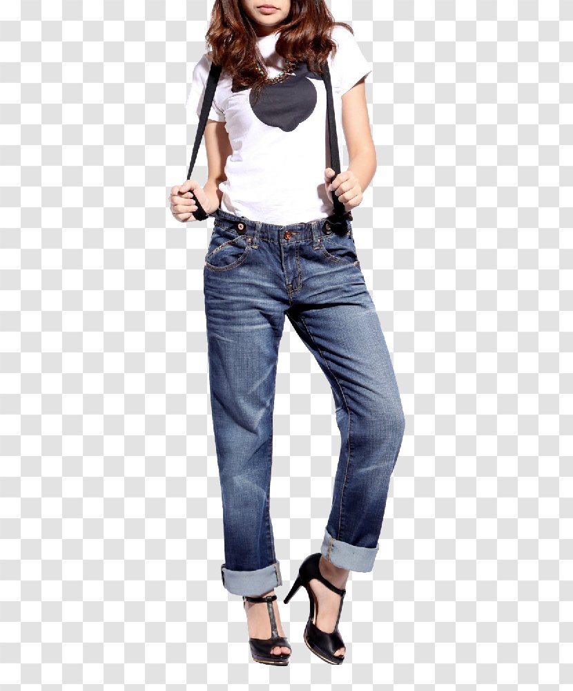 Boyfriend T-shirt Jacket Clothing Fashion - Jeans Transparent PNG