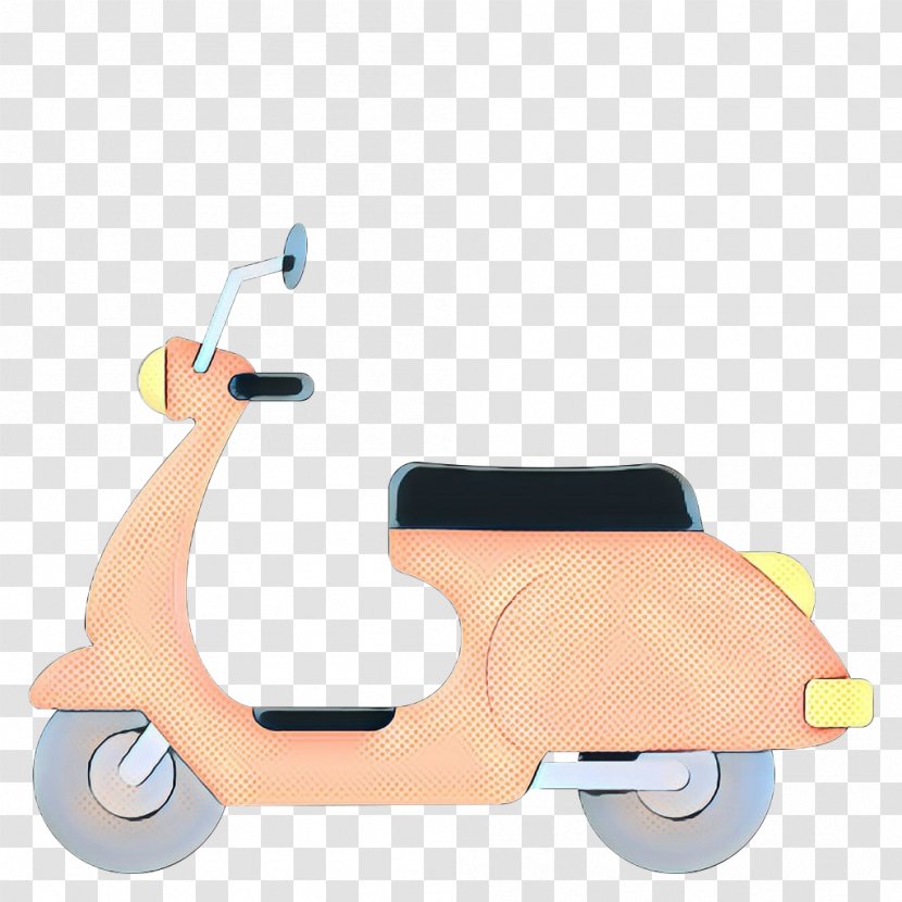 Mode Of Transport Motor Vehicle Scooter Riding Toy - Pop Art - Wheel Rolling Transparent PNG