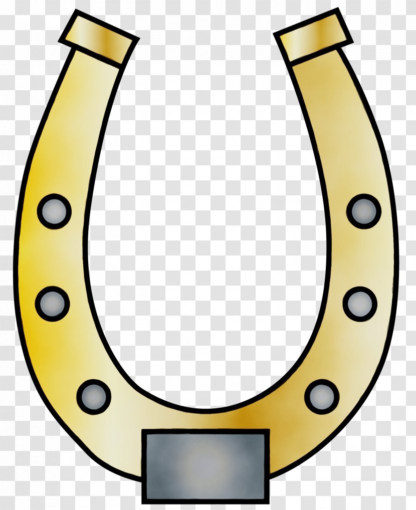 Watercolor Drawing - Horseshoe - Recreation Horseshoes Transparent PNG