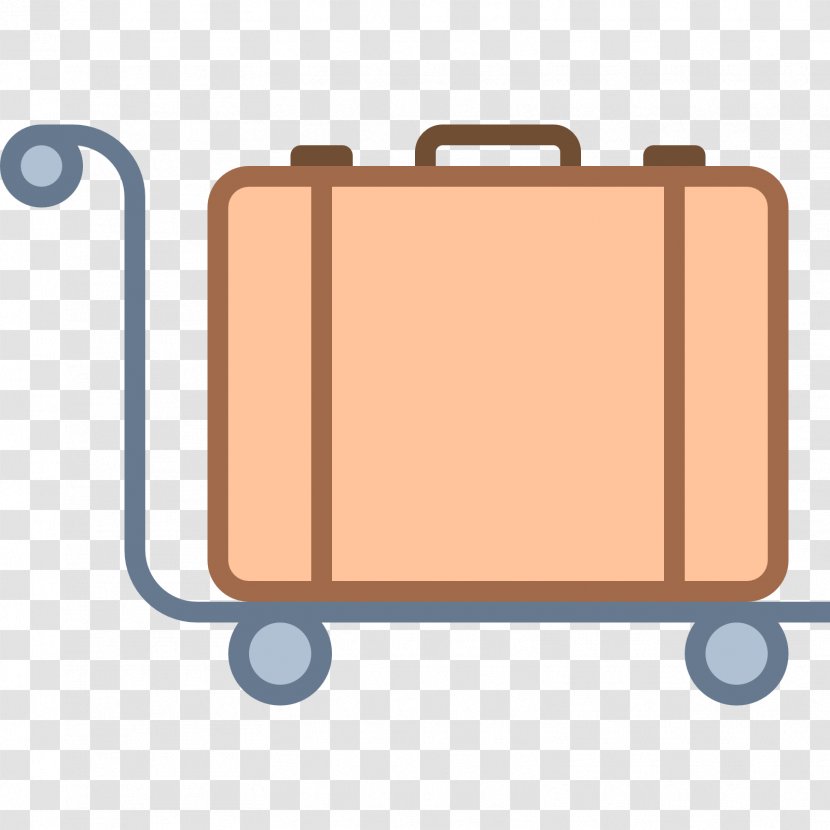 Suitcase Baggage Cart Trolley Clip Art Transparent PNG