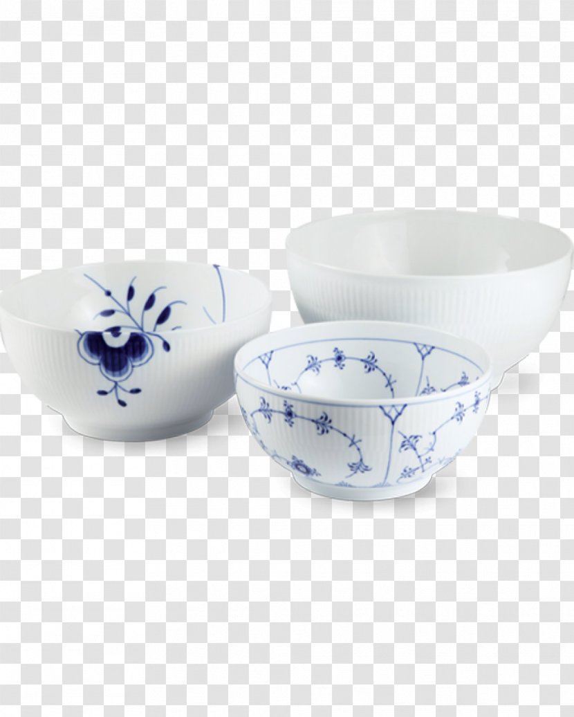 Royal Copenhagen Bowl Mug Plate Musselmalet - Blue And White Porcelain - Shop Goods Transparent PNG