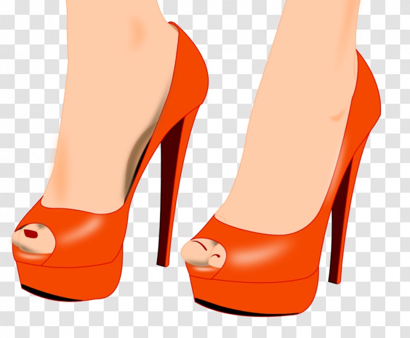 High-heeled Footwear Drawing Shoe Clip Art - Tree - Heels Transparent PNG