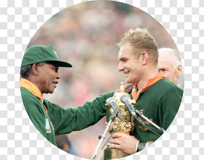 Francois Pienaar 1995 Rugby World Cup South Africa National Union Team England - Brass Instrument - Mandela Transparent PNG