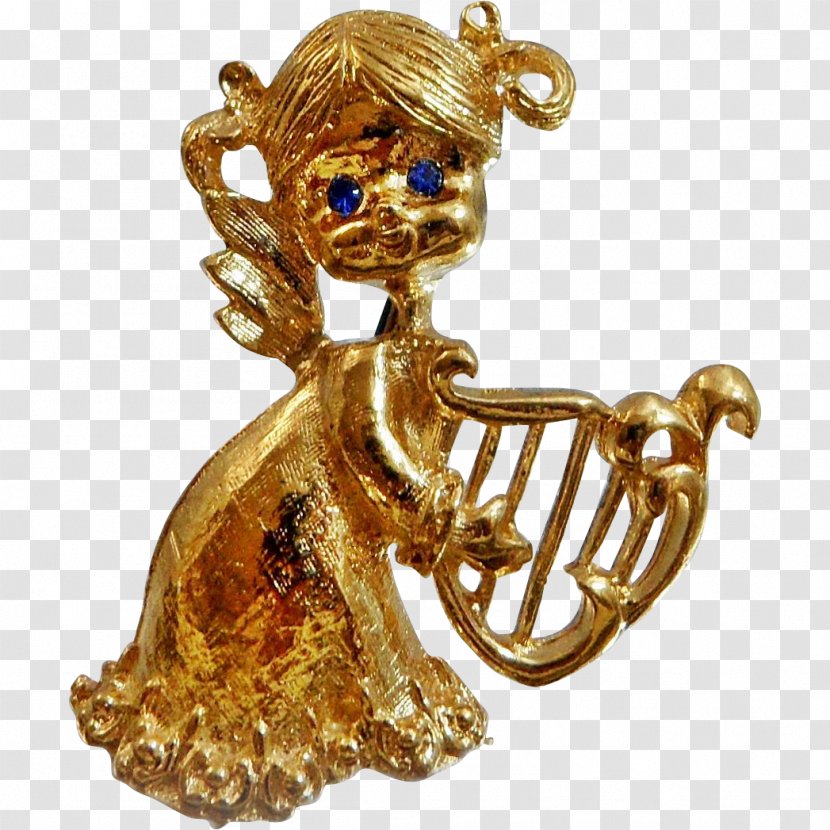 Jewellery Gold Brooch Clothing Accessories Brass Instruments - Musical - Harp Transparent PNG