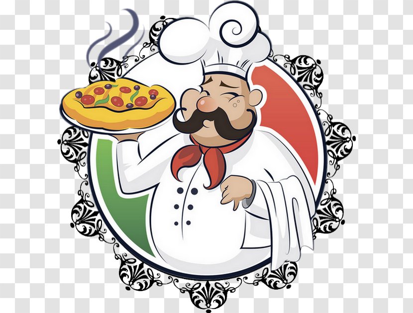 Pizza Italian Cuisine Chef Cooking - Pizzaiole - Cartoon Transparent PNG