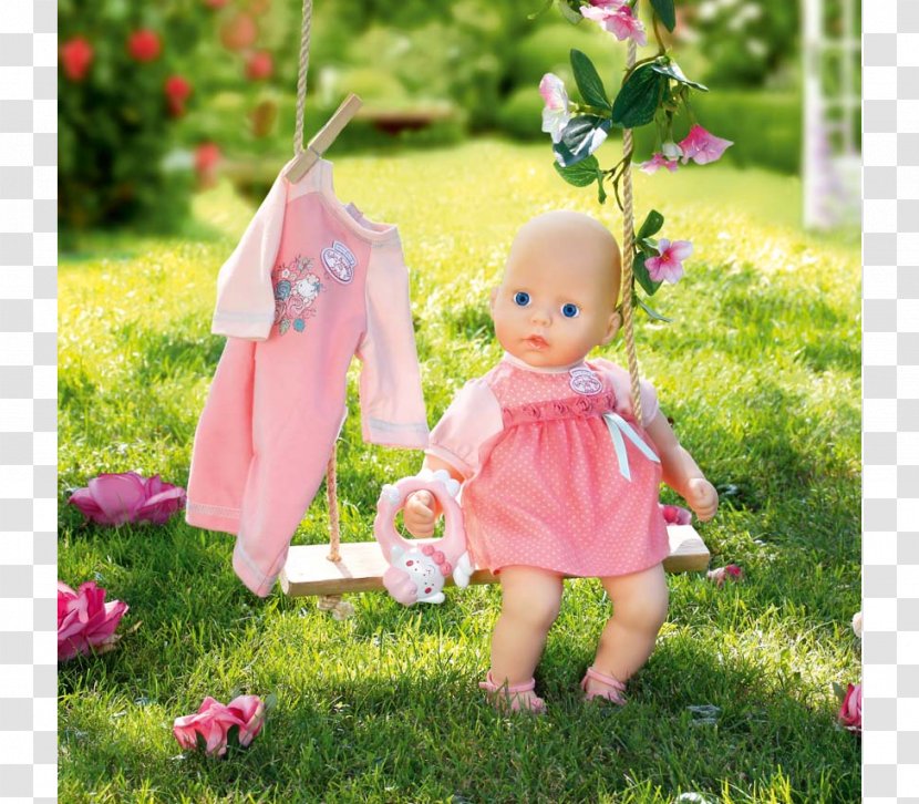Doll Romper Suit Toy Dress Zapf Creation - Lawn - Baby Born Transparent PNG