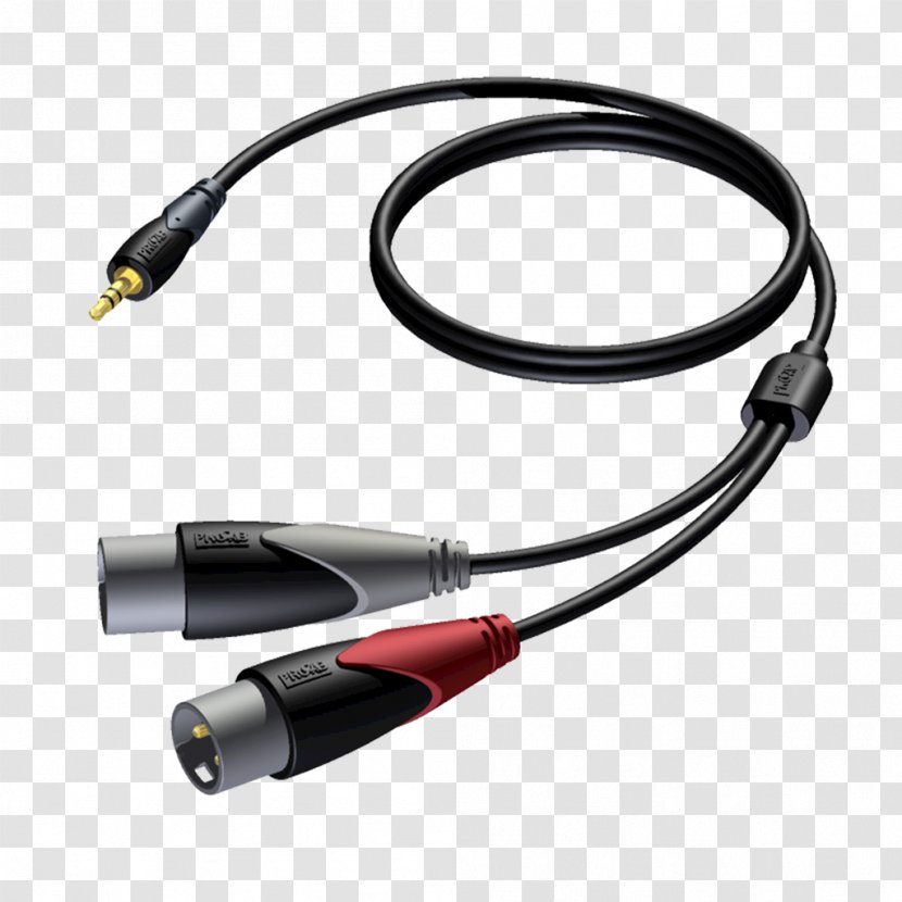 XLR Connector Phone RCA Electrical Cable Stereophonic Sound - Electronics Accessory - Audio Transparent PNG