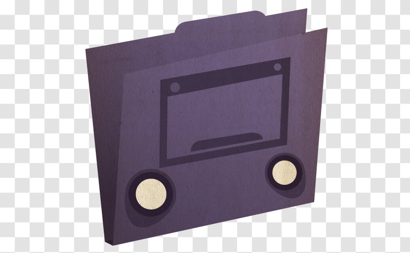 Purple Hardware Angle - Folder Desktop Transparent PNG