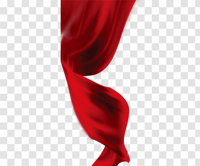Red Silk - Ribbon Transparent PNG
