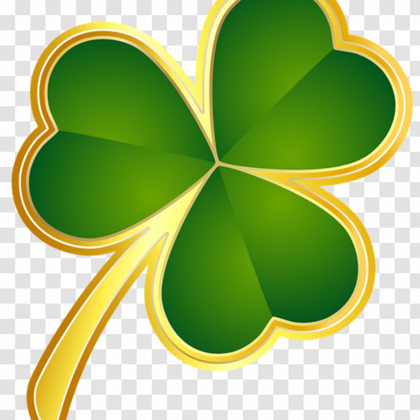 Saint Patrick's Day St. Shamrocks Republic Of Ireland Portable Network Graphics - Yellow - Gold Transparent PNG
