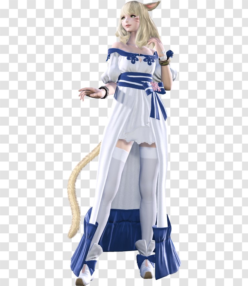 Final Fantasy XIV Costume Yuna Cosplay - Silhouette - 14 Transparent PNG