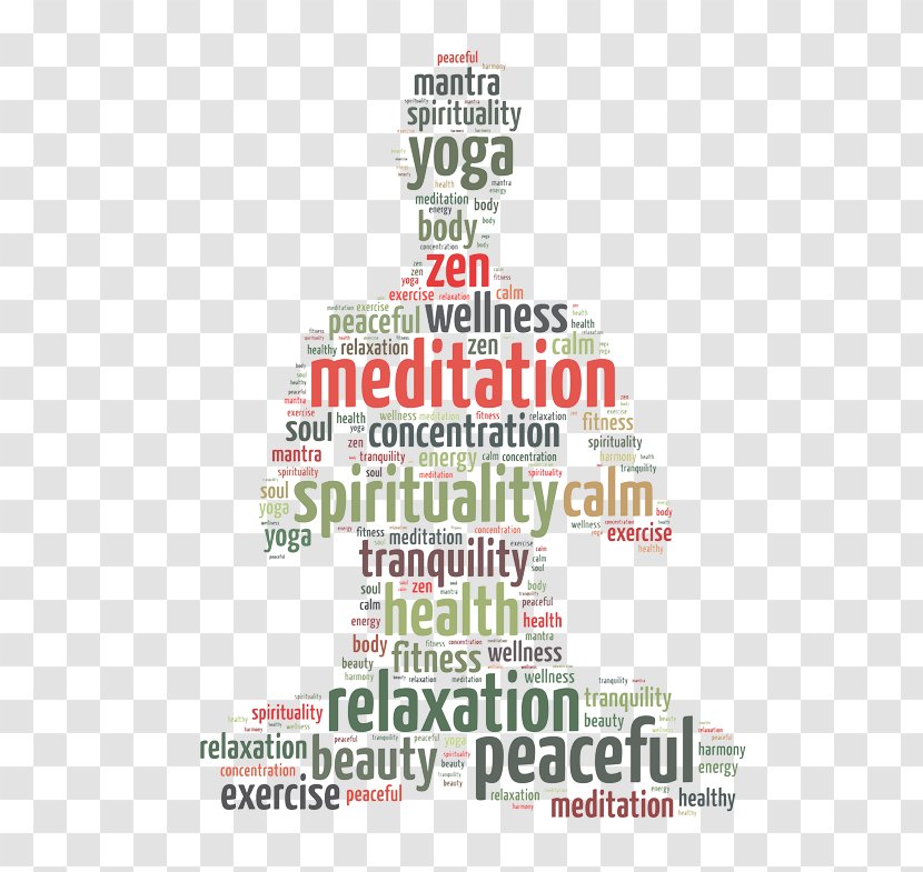 Yoga Word Meditation Exercise Transparent PNG