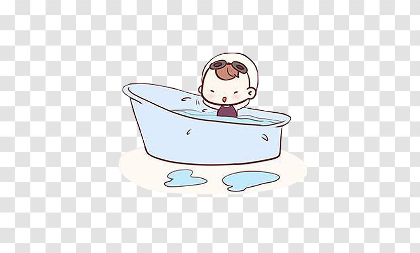 Bathing Clip Art - Table - Baby Bath Tub Picture Material Transparent PNG