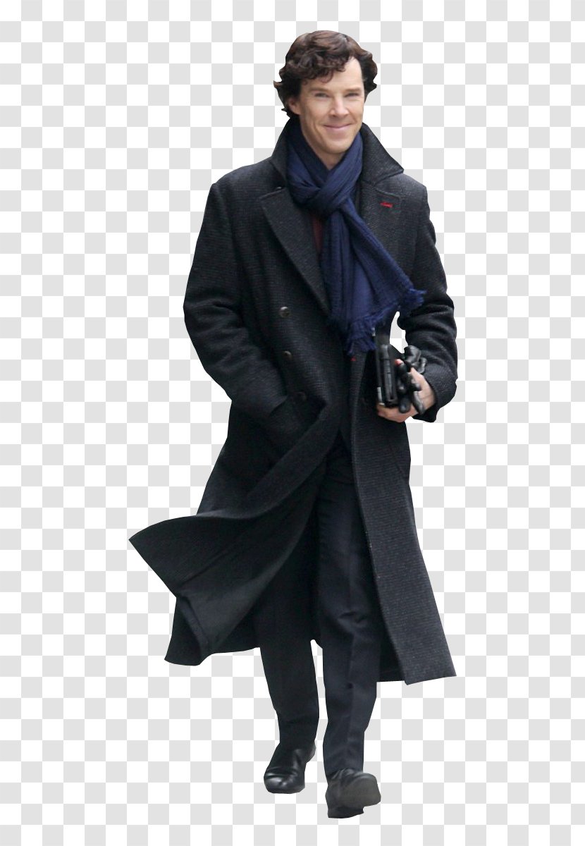 Sherlock Overcoat Benedict Cumberbatch Clothing - Formal Wear Transparent PNG