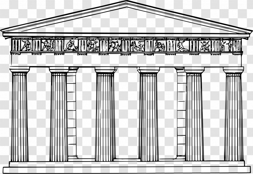 Ancient Greece Temple Of Hephaestus Greek Architecture Transparent PNG