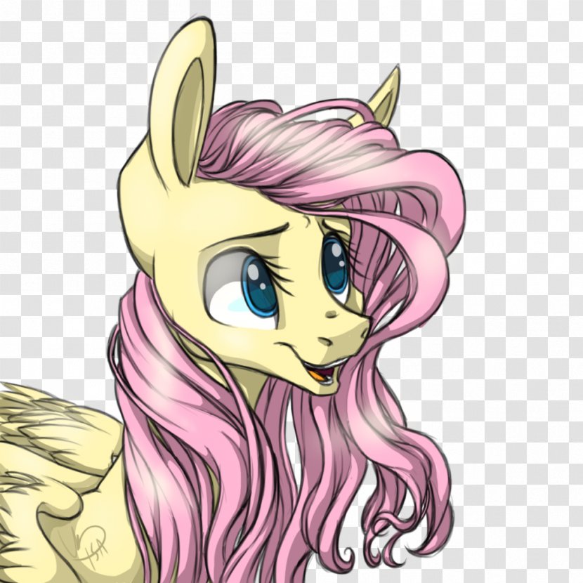 My Little Pony: Friendship Is Magic Fandom Pinkie Pie Fluttershy Sweetie Belle - Silhouette - Fluttered Transparent PNG