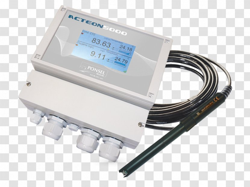 Sensor Electrical Conductivity Electronics Measuring Instrument Turbidity - Accessory - Aquaculture Icon Transparent PNG