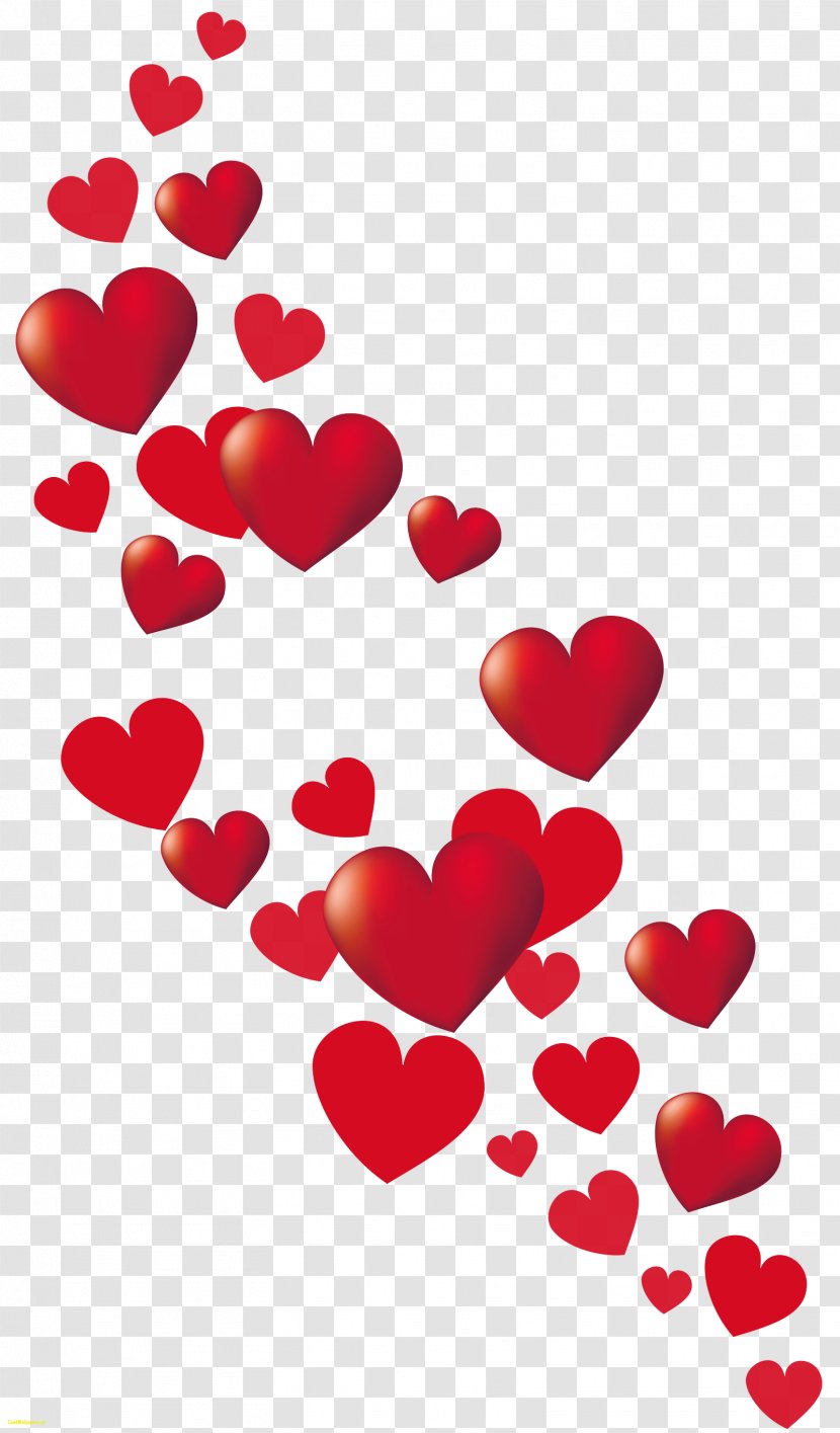 Heart Valentine's Day Clip Art - Love Hearts Transparent PNG