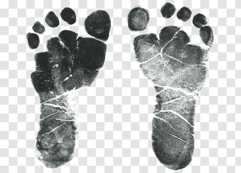 Infant Footprint Child - Finger - Footprints Transparent PNG