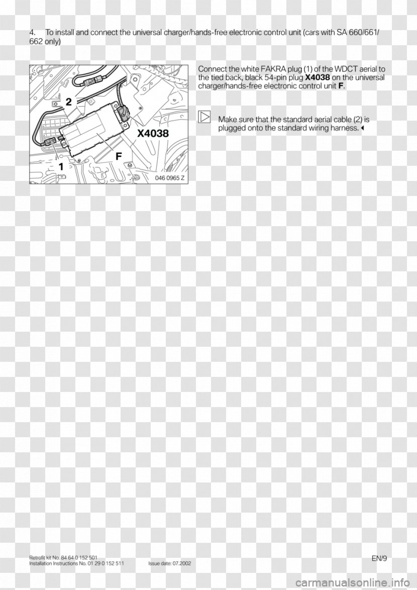 Document Product Design Drawing Line - Monochrome - Bmw E46 Transparent PNG