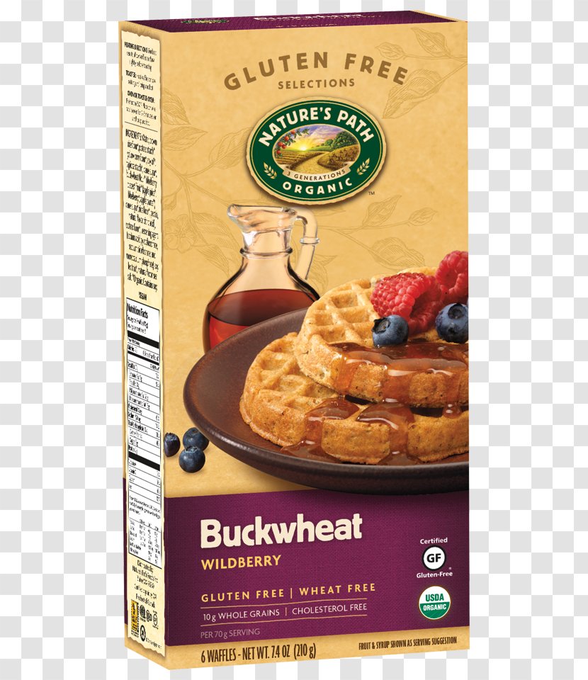Waffle Nature's Path Organic Food Breakfast Cereal Gluten-free Diet - Recipe - Apple Transparent PNG