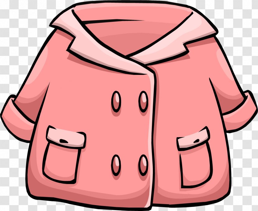 Club Penguin Duffel Coat Jacket Raincoat - Watercolor Transparent PNG