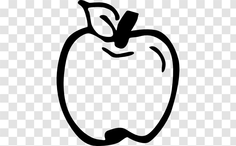 Apple Drawing Clip Art - Line - Fruit Pixe;ated Transparent PNG