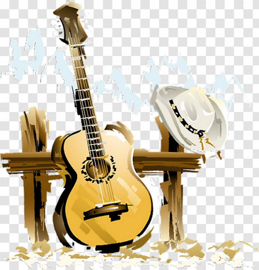 Acoustic Guitar Birthday Musical Instruments - Heart - Musician Transparent PNG