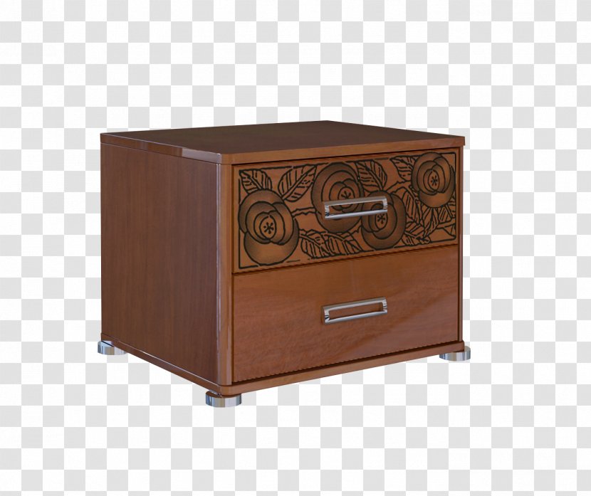 Bedside Tables Furniture Drawer File Cabinets Commode - Bedroom - Flora Transparent PNG