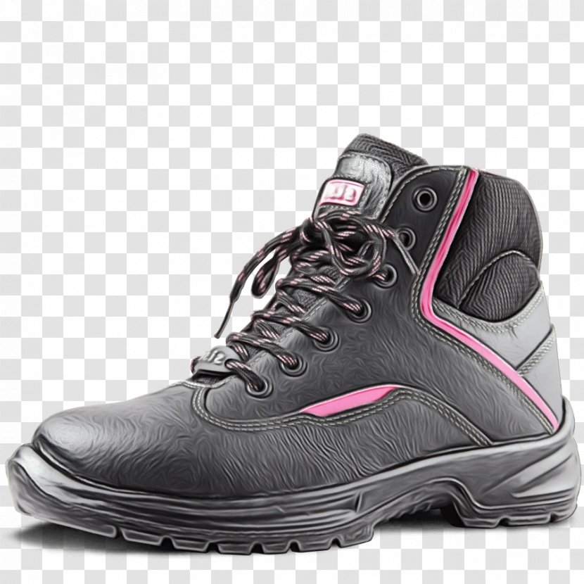 Exercise Cartoon - Shoe - Magenta Steeltoe Boot Transparent PNG