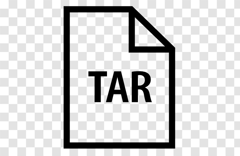 Download Tar - Black And White - Stuffit Transparent PNG