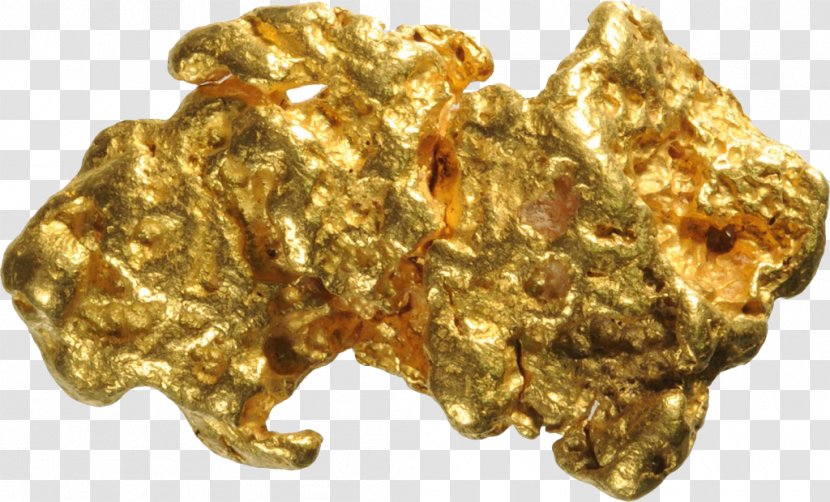 Gold Nugget Clip Art Chicken - Mineral Transparent Background Transparent PNG