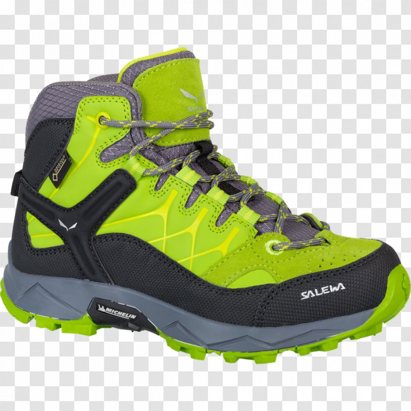 Salewa Men's Alp Trainer Mid GTX Boots Shoe Goretex EU 26 Hiking Boot - Tree - Silhouette Transparent PNG