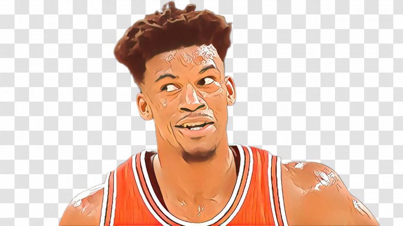 Basketball Player Forehead Muscle Jheri Curl Afro - Gesture Neck Transparent PNG