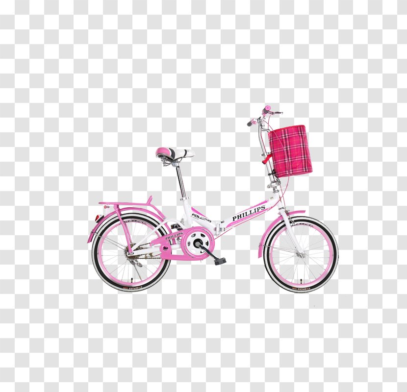 Folding Bicycle Red Electric - Bike Transparent PNG