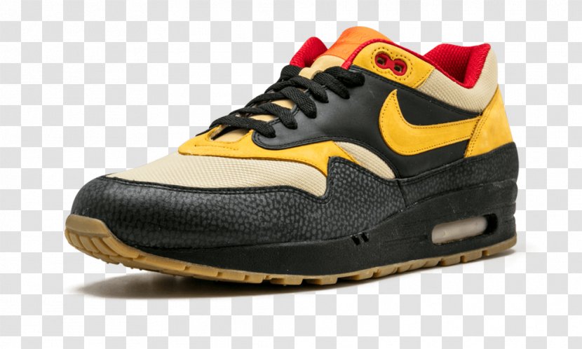 Nike Air Max Sneakers Shoe Supreme - Black - Gold Dust Transparent PNG