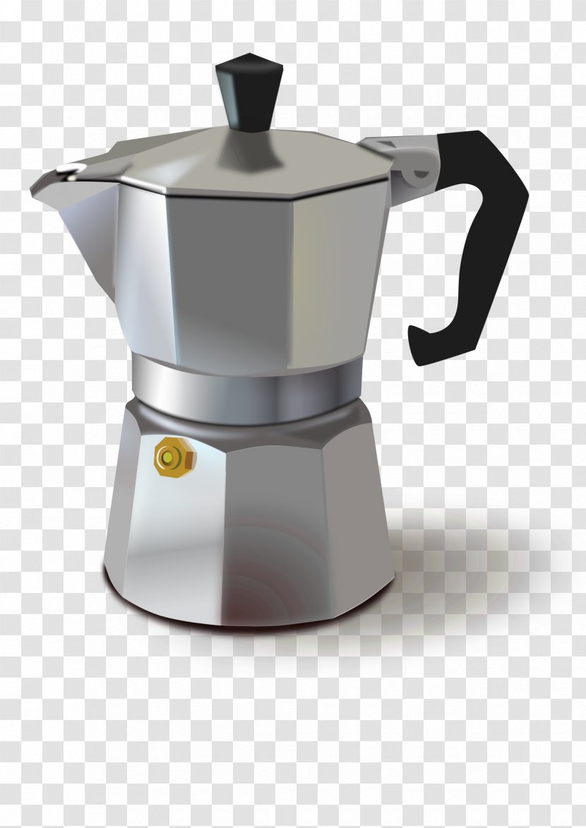 Coffee Espresso Cappuccino Moka Pot Italian Cuisine - Machine Transparent PNG