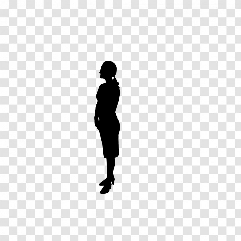 Black And White Silhouette - Shadow - Business People In Transparent PNG