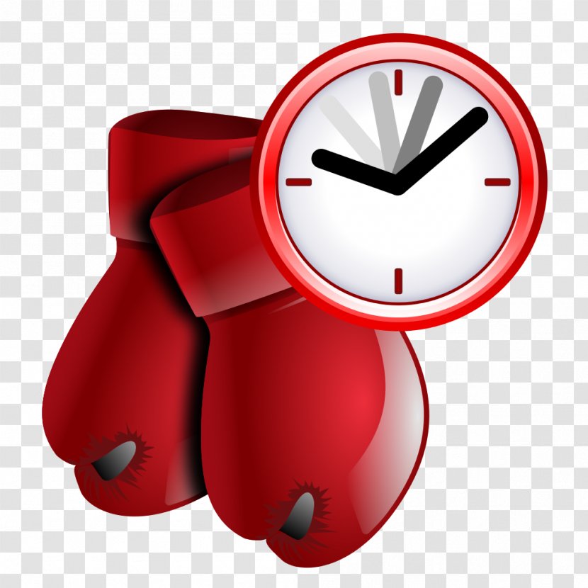 Clock Clip Art - Alarm Clocks - Boxing Gloves Transparent PNG
