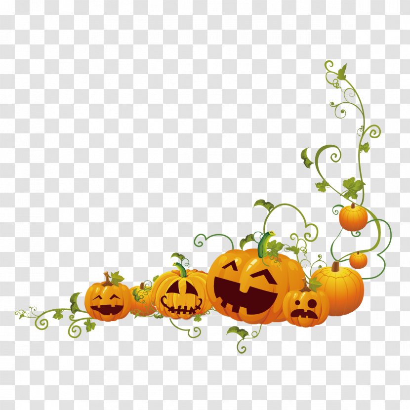 Pumpkin Halloween Jack-o'-lantern Clip Art - Scrapbooking - Creative Transparent PNG