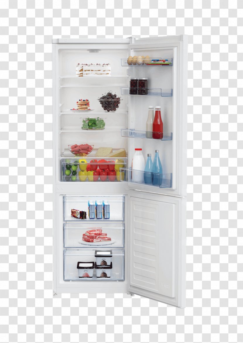 Beko Fridge Freezer Refrigerator Freezers Auto-defrost - Autodefrost Transparent PNG