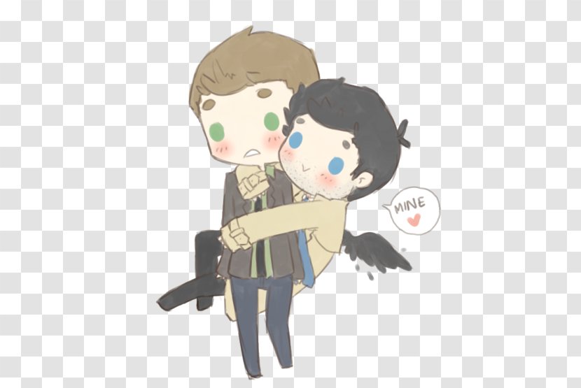 Castiel Fan Art Dean Winchester - Cartoon - Kerry Washingtoneminem Transparent PNG