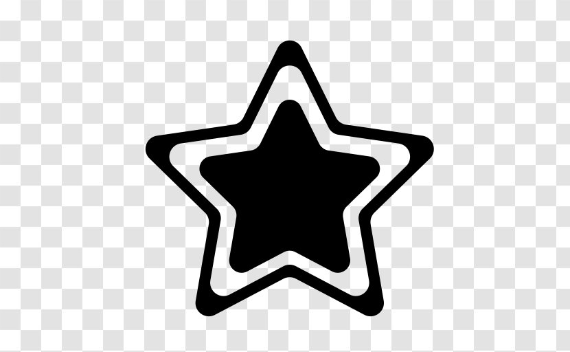 Star - Black Transparent PNG