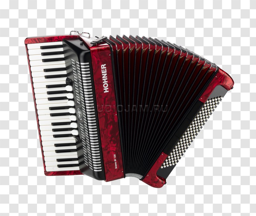 Chromatic Button Accordion Piano Diatonic Musical Instruments - Silhouette Transparent PNG