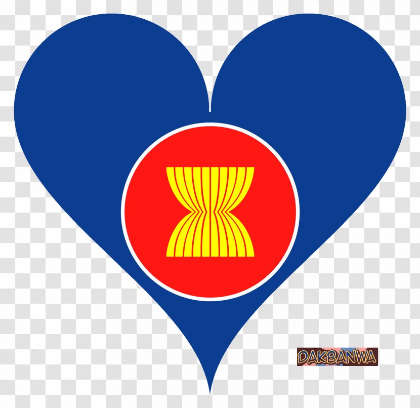 Cambodia Indonesia Association Of Southeast Asian Nations Malaysia Organization - Heart - Games 2018 Transparent PNG