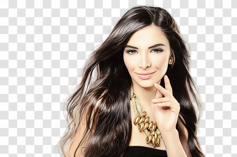 Hair Face Skin Hairstyle Eyebrow - Paint - Brown Chin Transparent PNG